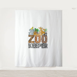 Zookeeper Costume Zebra Wild Print African Animal Tapestry