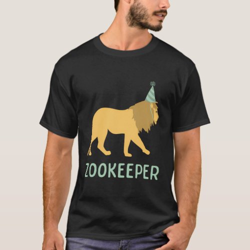 Zookeeper Lionkids Lion Party Animal T_Shirt