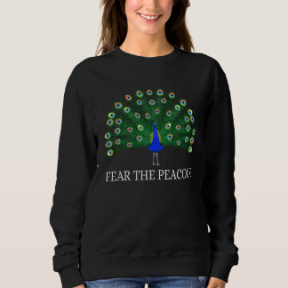 Zookeeper Ornithologist Fear The Peacock Love Peac Sweatshirt