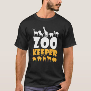 Zookeeper Safari Animal Wildlife Zoologists Savann T-Shirt