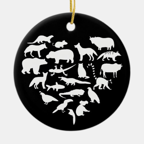 Zookeeper Safari Ceramic Ornament