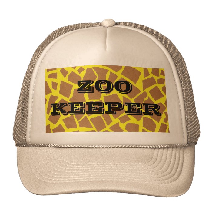 Zookeeper Trucker Hat Zazzle