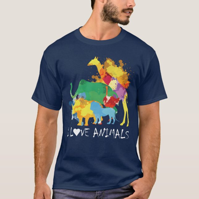Zookeeper Veterinarian Animal Lover friend T-Shirt (Front)