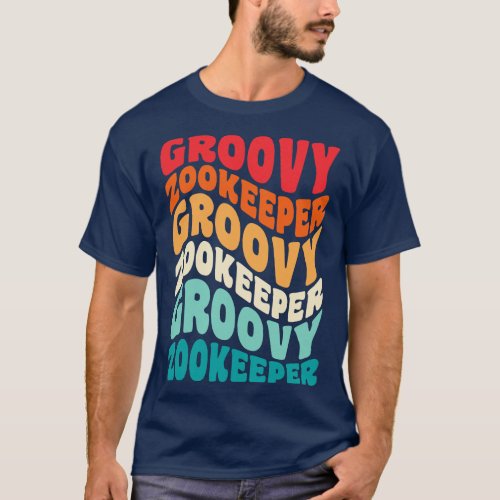Zookeeper Vintage Retro 60s 70s 80s Vibes T_Shirt