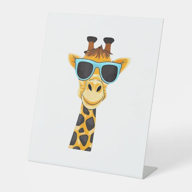 Zookeeper Zoo Crew Wild Print African Safari Squad Pedestal Sign (Front)