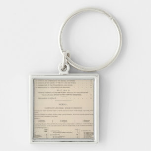 Zoological Geography Carnivora Keychain