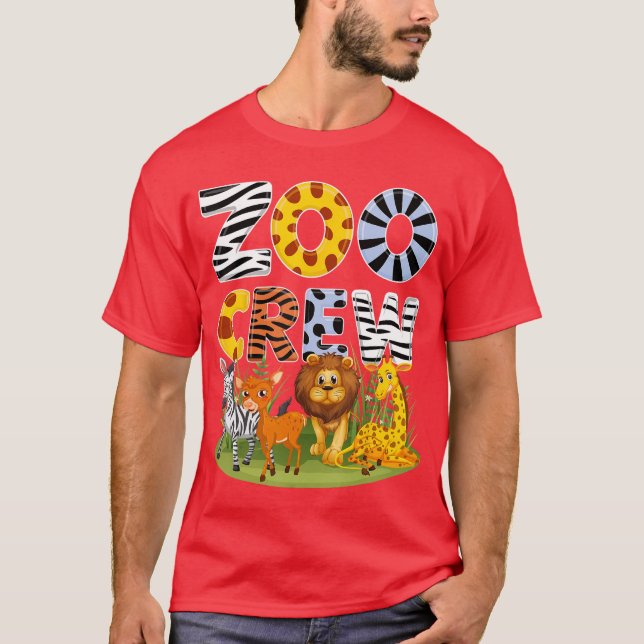 Zoologist Safariour Jungle Adventure Animal Lover  T-Shirt (Front)