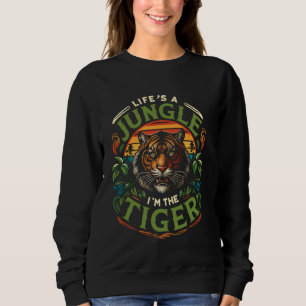 Zoologist Tiger Wildlife Sweatshirt