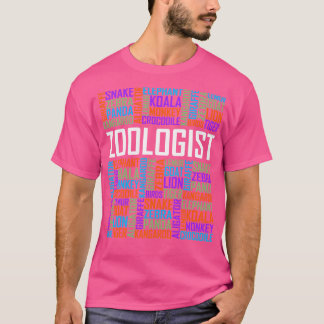 Zoologist Words T-Shirt