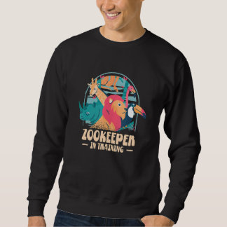 Zoologist Zookeeping Wildlife Zoology Zoo Employee Sweatshirt