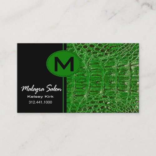 Zoology Alligator Business Card template