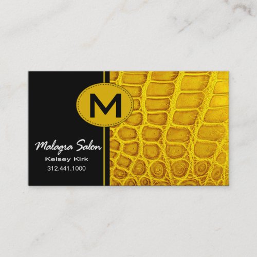 Zoology Crocodile Business Card template