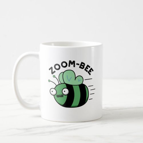 Zoom_bee Funny Halloween Zombie Bee Pun Coffee Mug