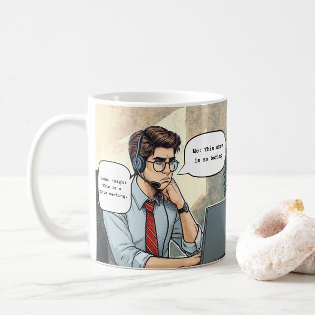 'Zoom Gloom' Mug (With Donut)