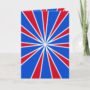ZOOM! Red White And Blue Card