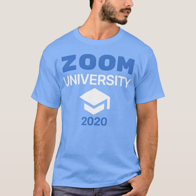 Zoom Skype Student Internet Cute Funny friends T-Shirt (Front)