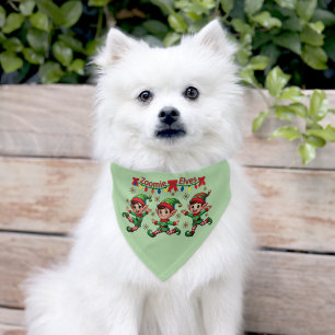 Zoomie Elves Christmas Pet Bandana Collar