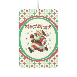 Zoomie Santa Christmas Air Freshener