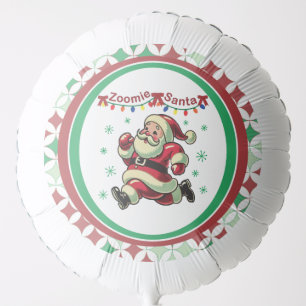 Zoomie Santa Christmas Balloon