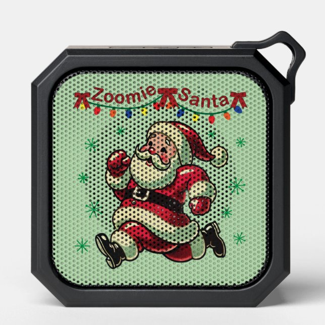 Zoomie Santa Christmas Bluetooth Speaker (Front)