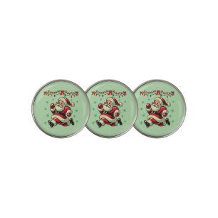 Zoomie Santa Christmas Golf Ball Marker