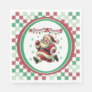 Zoomie Santa Christmas Napkins