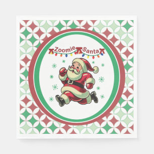 Zoomie Santa Christmas Napkins