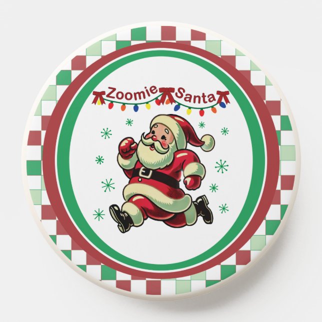 Zoomie Santa Christmas PopSocket (Popsocket)