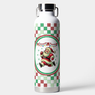 Zoomie Santa Christmas Water Bottle