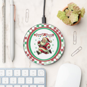 Zoomie Santa Christmas Wireless Charger