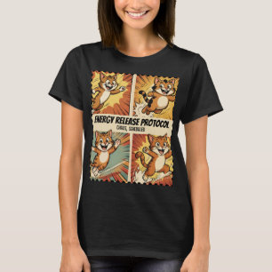 Zoomies Activated Funny Cat Meme Design T-Shirt