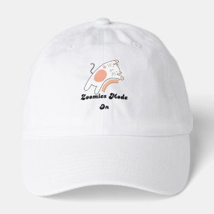 Zoomies Mode On Funny Cat Baseball Hat