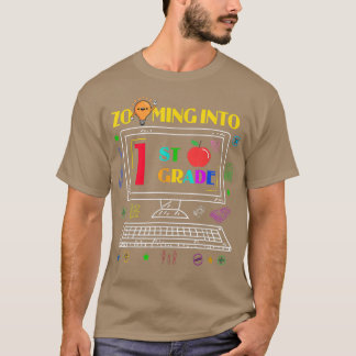 Zooming Into 1st Grade Back to School Virtual Onli T-Shirt