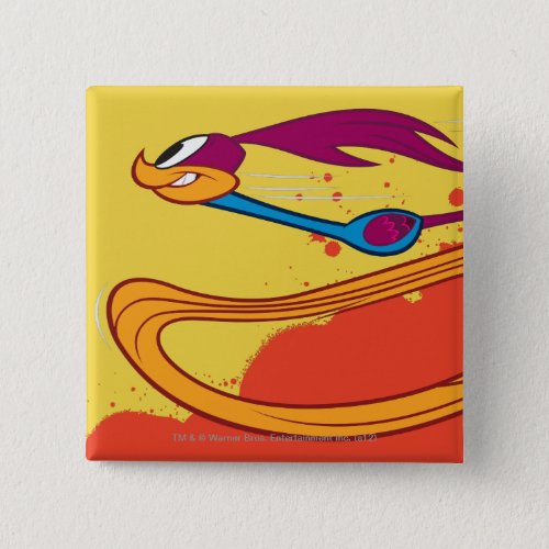 Zooming ROAD RUNNER Pinback Button