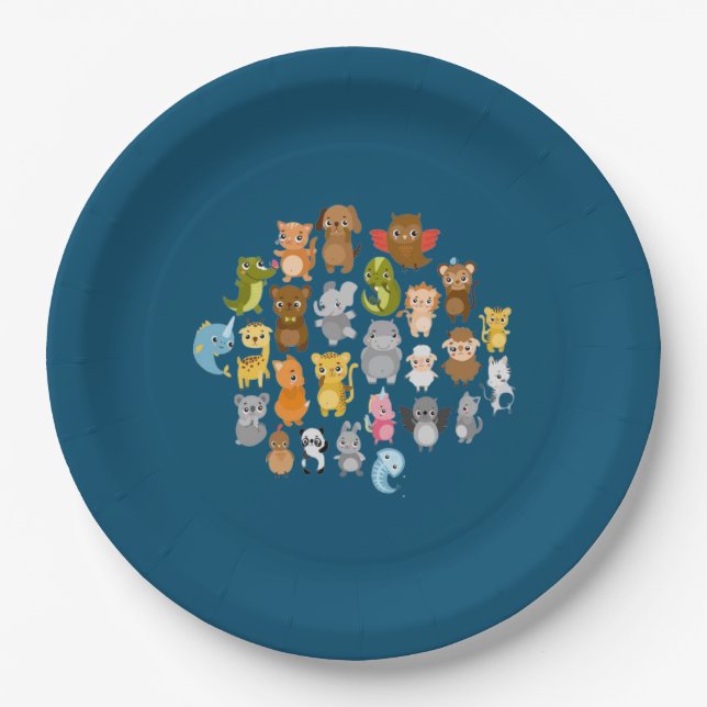 Zooparty Paper Plates (Front)