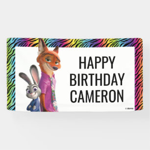 Zootopia 2 Birthday Party Banner