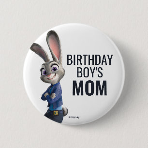 Zootopia 2 Birthday Party Button