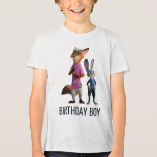 Zootopia 2 Birthday Party Tri-Blend Shirt