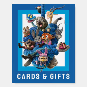 Zootopia 2 Character Birthday Party Foam Board