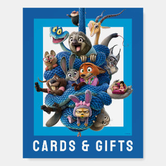 Zootopia 2 Character Birthday Party Foam Board