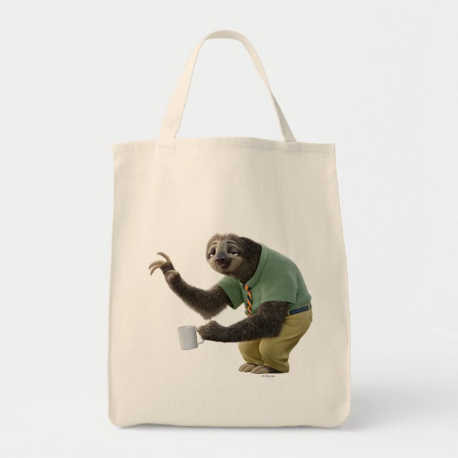 Zootopia | A Working Sloth Tote Bag (Front)