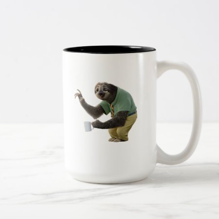 Zootopia | A Working Sloth Two-tone Coffee Mug