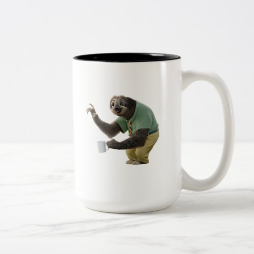 Zootopia  A Working Sloth Two_Tone Coffee Mug