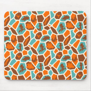 Zootopia Animal Print Pattern Mouse Pad