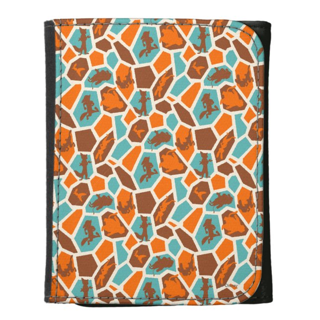 Zootopia | Animal Print Pattern Trifold Wallet (Front Vertical)