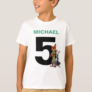 Zootopia Birthday T-Shirt