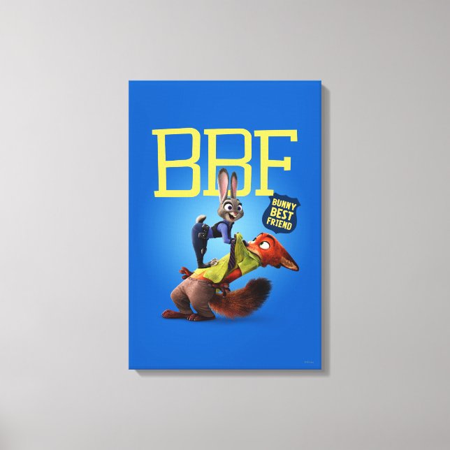 Zootopia | Bunny Best Friend Canvas Print (Front)