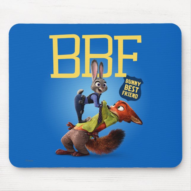 Zootopia | Bunny Best Friend Mouse Pad (Front)