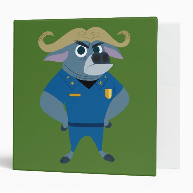 Zootopia | Chief Bogo Binder (Front/Inside)