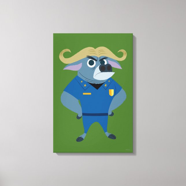 Zootopia | Chief Bogo Canvas Print (Front)